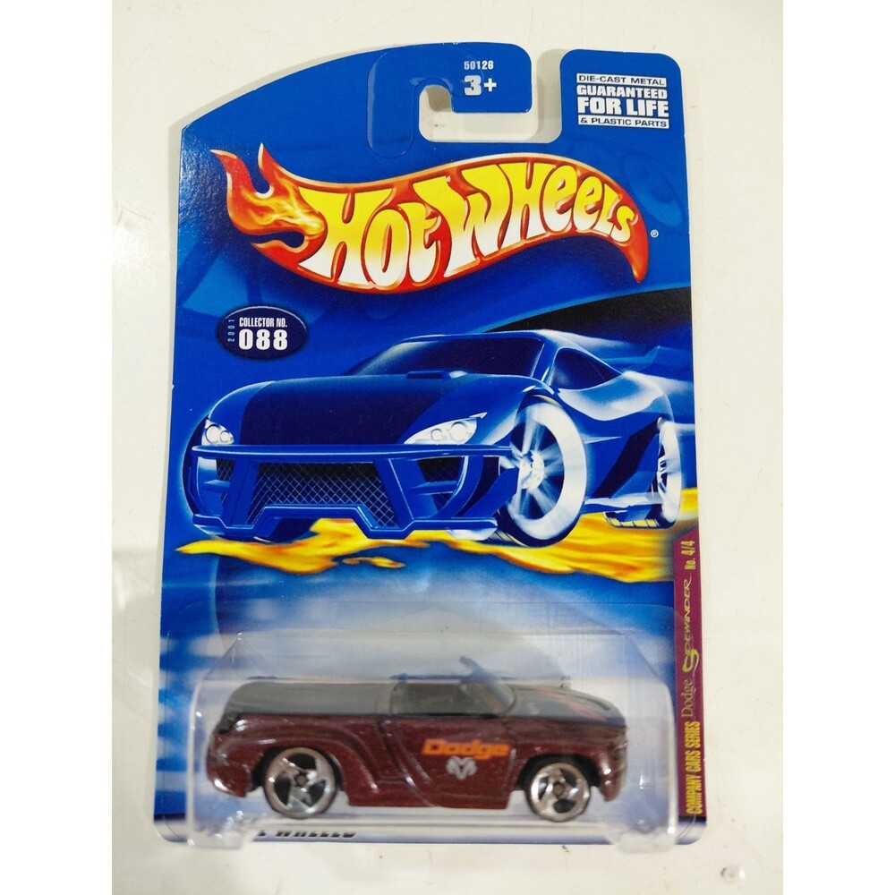 NIP Hot Wheels Company Cars 1:64 Die Cast Dodge Sidewinder Convertible Truck
